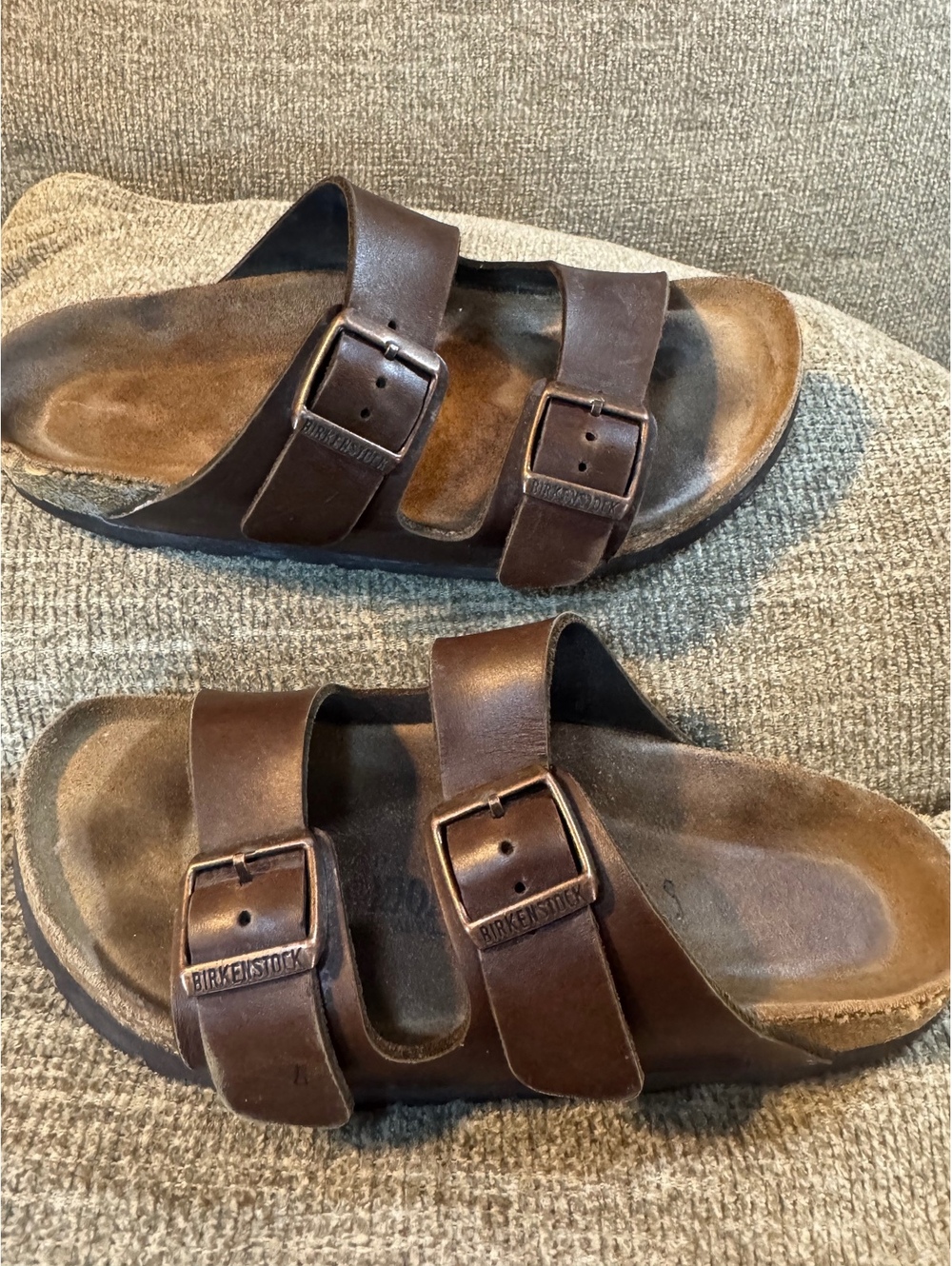 Birkenstock Arizona Soft Footbed Brown Leather Sandals Size 36 / US 5 - 5.5 - Picture 10 of 10